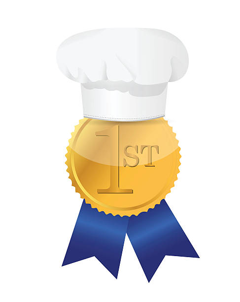 Chefs choice food award star Royalty Free Vector Image