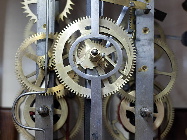 istock clock parts and mechanism 488386098