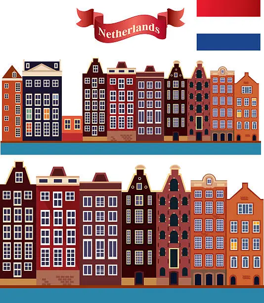 Vector illustration of Amsterdam