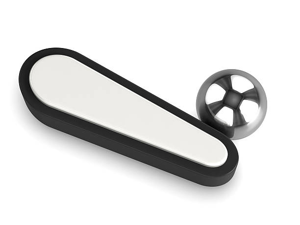 3d Pinball flipper and ball