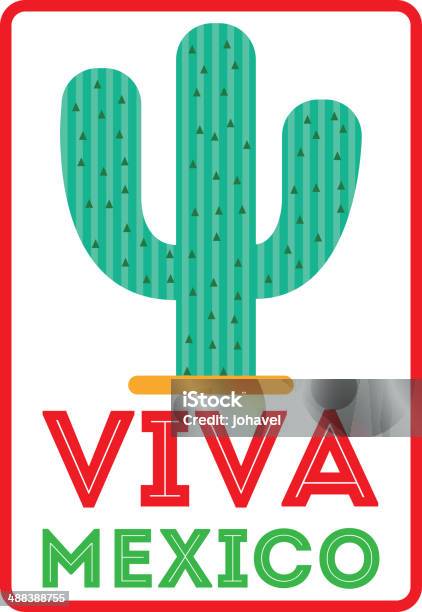 Design Del Messico - Immagini vettoriali stock e altre immagini di Affissione - Affissione, Cactus, Cappello