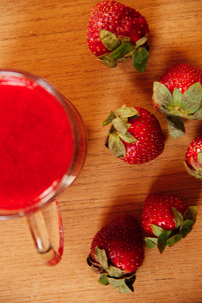 istock Healthy strawberry smoothie 488388967