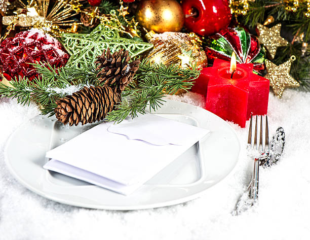 istock festive christmas table place setting with red and gold decor 488390457