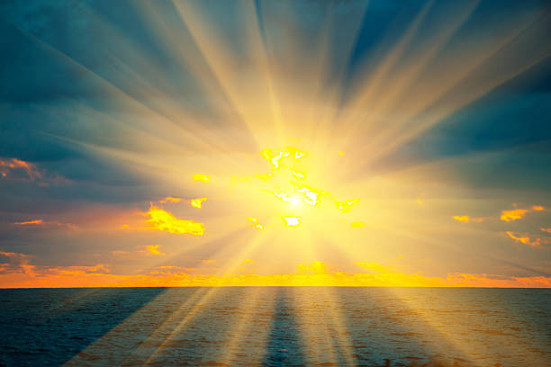 istock Sunset above the sea 488391398