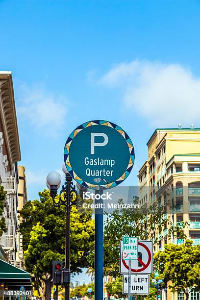 Się Gaslamp Quarter W San Diego - zdjęcia stockowe i więcej obrazów Architektura - Architektura, Biznes, Biznes finanse i przemysł