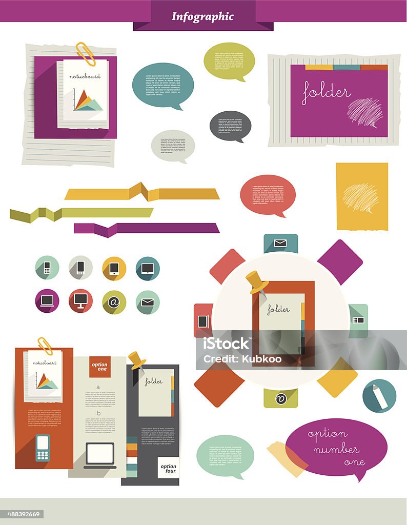 Infographic Examples Collection Sample Infographic Collection Stock Illustration - Download Image Now ...