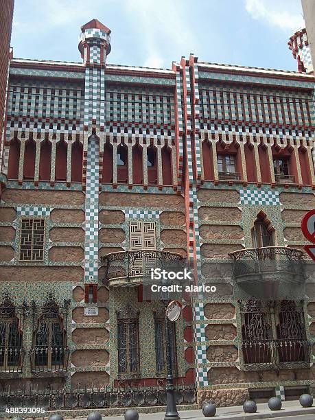 Casa Vicens Barcelona Stock Photo - Download Image Now - Antoni Gaudí, Barcelona - Spain, Catalonia