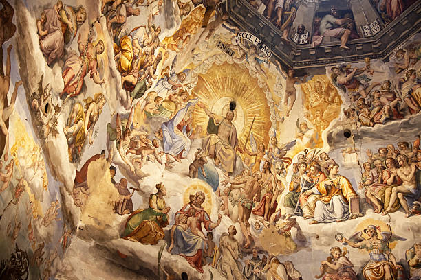 istock Detail of Florence basilica dome 488395061