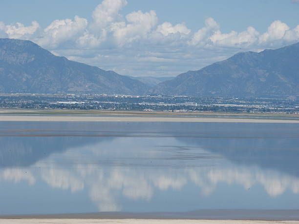 istock Reflections in The Great Salt Lake 488402486