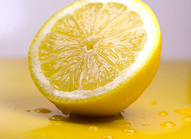 istock Side picture of lemon slice 488402968