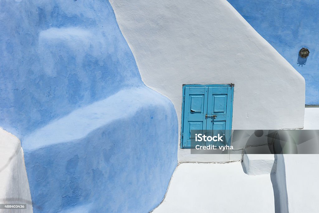Architecture on the island of Santorini Greece 2015 Stock Photo