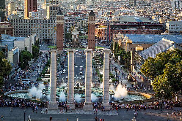 istock Magic Fountain in Barcelona, Spain 488403458