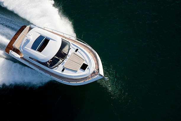 istock Closeup of a yacht 488404134