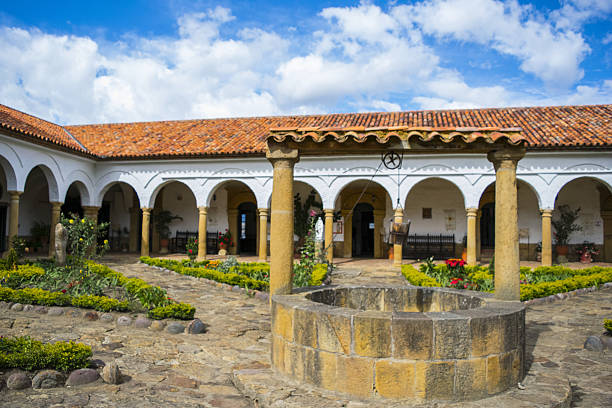 The Saint Ecce Homo Monastery, located near Villa de Leyva, was founded in 1620. It was built as a retirement place for the oldest members of the Dominican Order. In 1816, after Colombia independency wars, rebel troops took the convent and the friars were expulsed. Weeks later, the place is taken for the royal troops and five years later the government took possession of the convent, in order to transform it into a School. After that, the place was bought by particulars and finally, in 1868, 