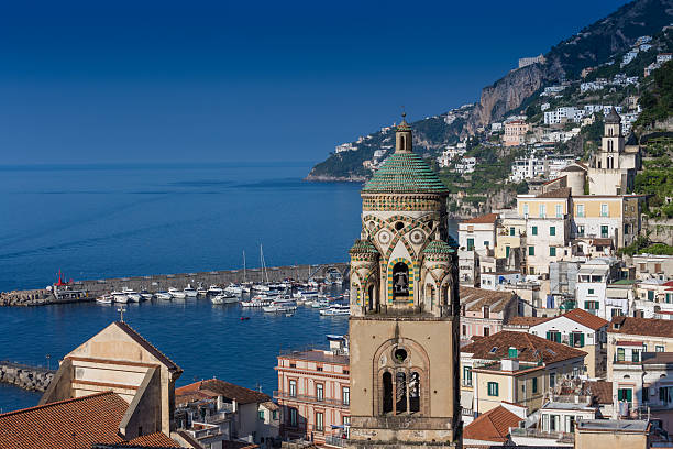 istock view of beautiful Amalfi 488406164