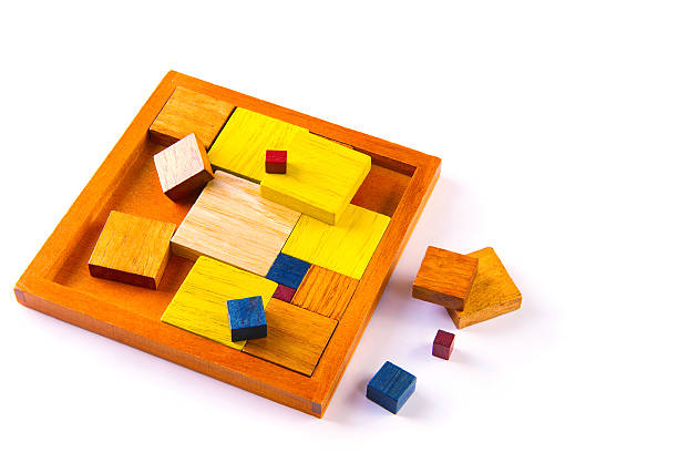 istock Puzzles of squares 488406756