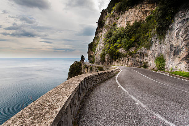 istock Coastal road, Amalfi, Italy 488409196