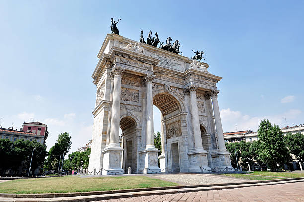 istock Milan - Arch of Peace 488410472