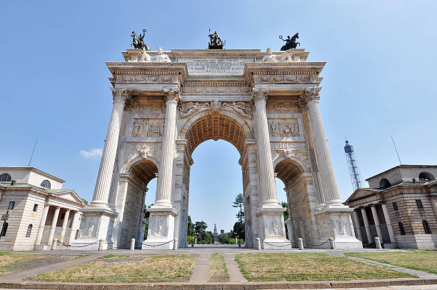 istock Milan - Arch of Peace 488411552