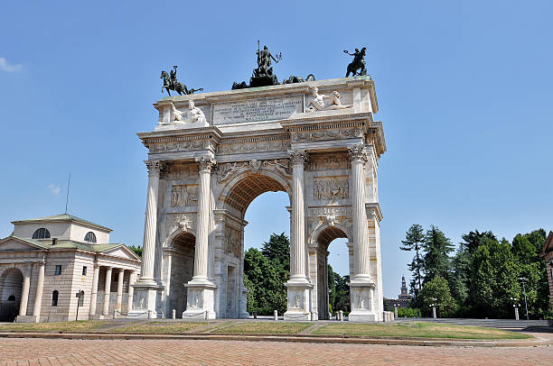 istock Milan - Arch of Peace 488412142