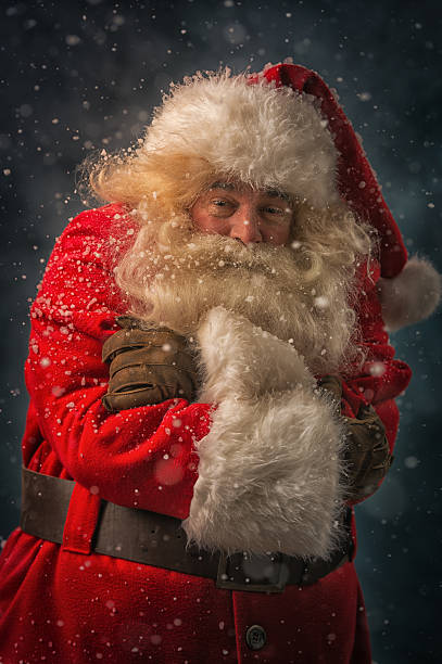 istock Santa Claus is feeling very cold 488412192