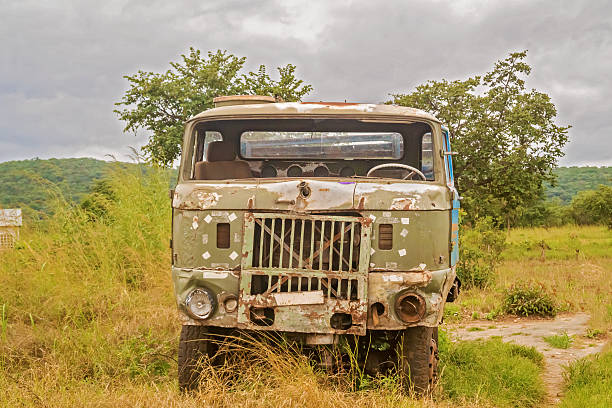 istock Old rusty truck in Zambia 488415070