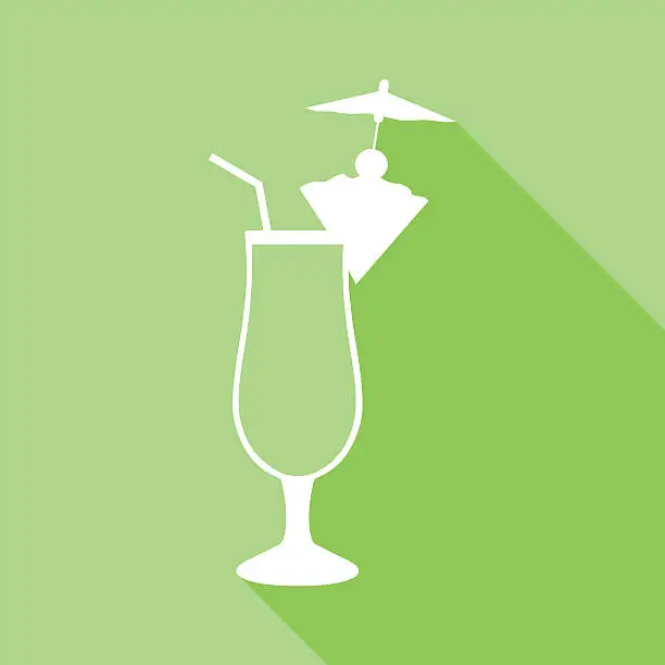 Vector illustration of Pina Colada Icon