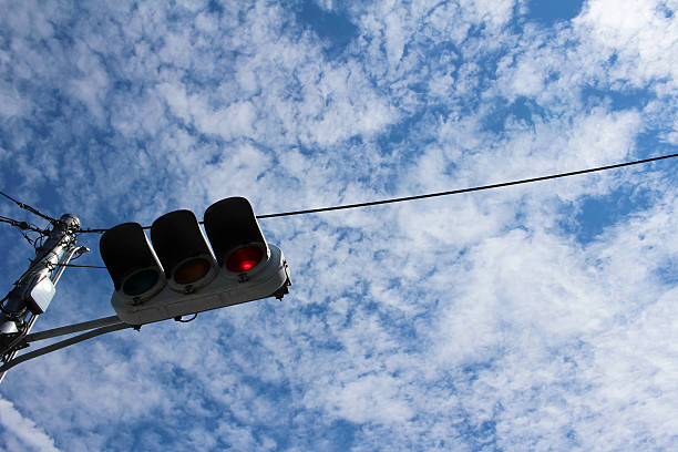 istock Signal and the blue sky 488429084