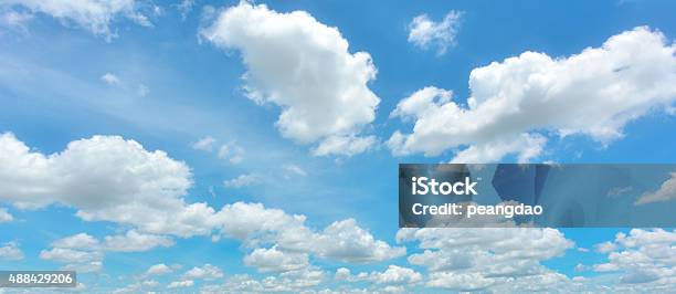 Blue Sky And White Cloud Stock Photo - Download Image Now - Sky, Cloud - Sky, Cloudscape