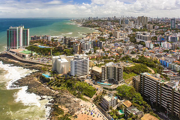 рио vermelho-сальвадор баия, бразилия - salvador bahia state brazil architecture стоковые фото и изображения