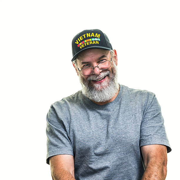 istock Smiling US Vietnam War Military Veteran 488432050