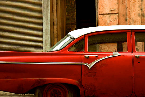 istock Old vintage car in la Havana, Cuba 488433228