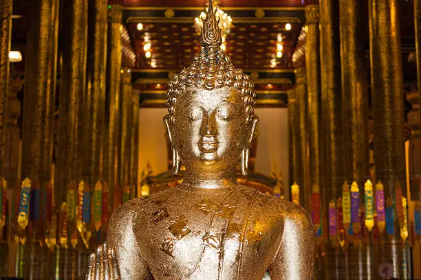 Photo of Stand Buddha Statue in Thailand