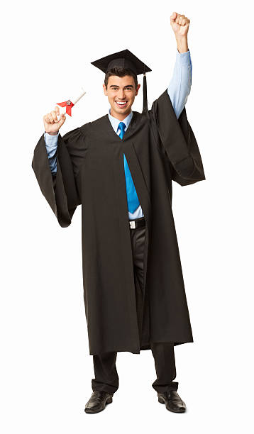 istock Happy Male Graduate Student - Isolated 488438315