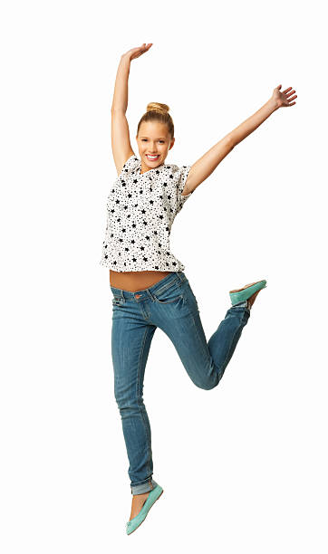 istock Enthusiastic Young Woman - Isolated 488438789