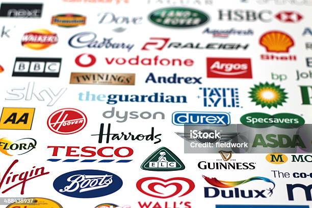 Uk Leading Company Brand Logos Stock Photo - Download Image Now - Argos - Retailer, Asda, BBC