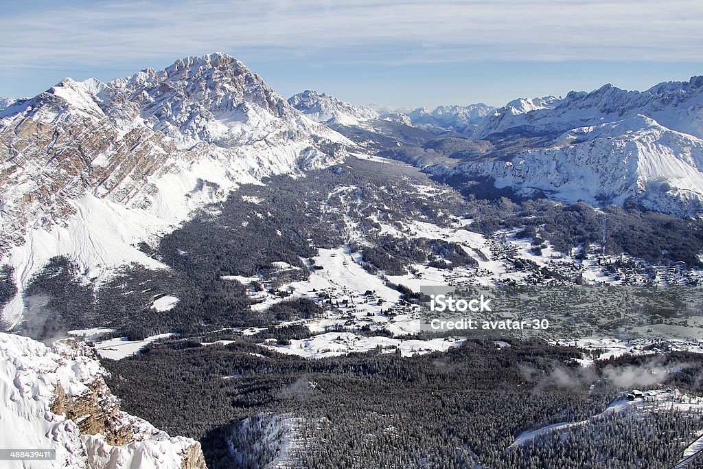 le montagne di cortina d'Ampezzo - Foto de stock de Aire libre libre de derechos