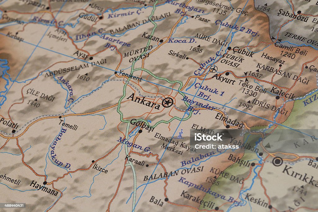 Ankara, capitale della Turchia - Foto stock royalty-free di Accuratezza