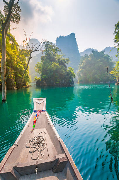 istock Blue lake in Chiewlarn Surat Thani Thailand 488441706