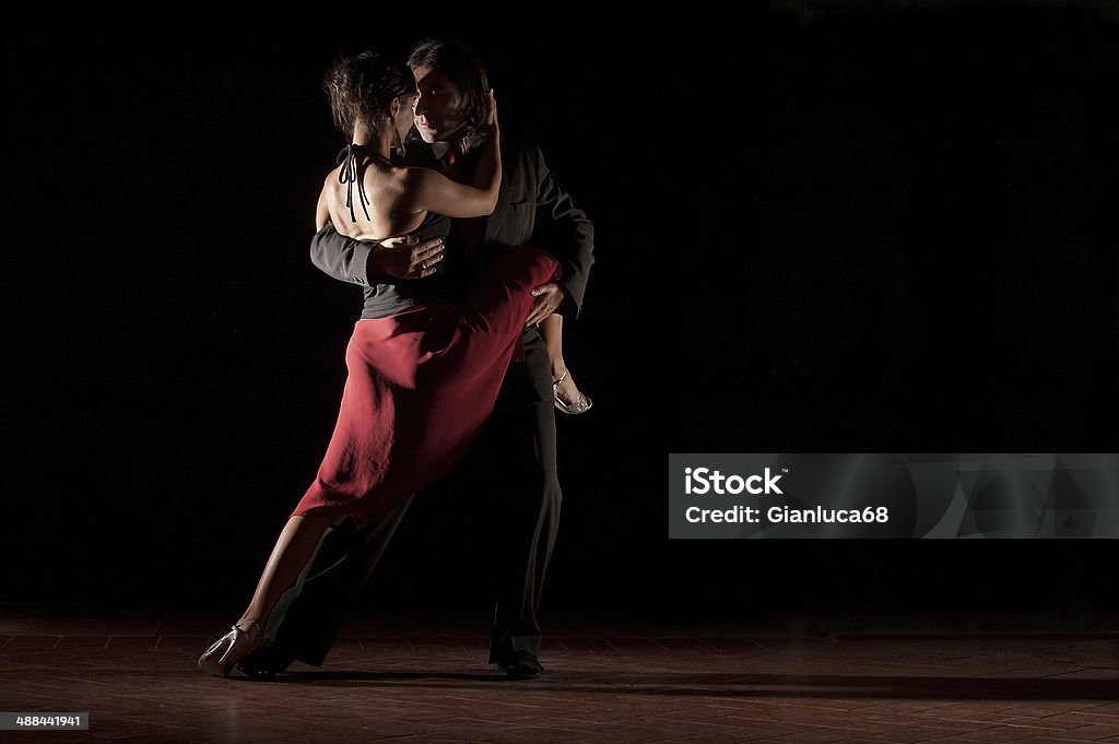 Dance of passion Tango Dancers dancing the tango studioDancers dancing the tango studio Tango Music Stock Photo