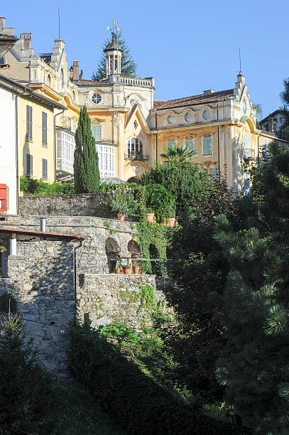 a casa onde o famoso escritor hermann hesse viveu - montagnola - fotografias e filmes do acervo