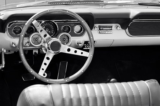 Classic American Car Interior
