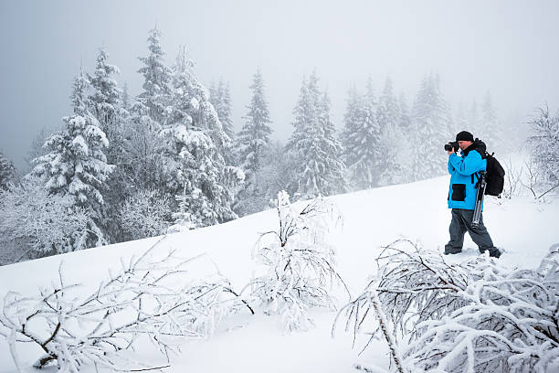 istock Outdoor winter photographer 488460900