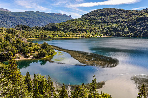 Lago Menendez, Alerces National Park, Argentina stock photo