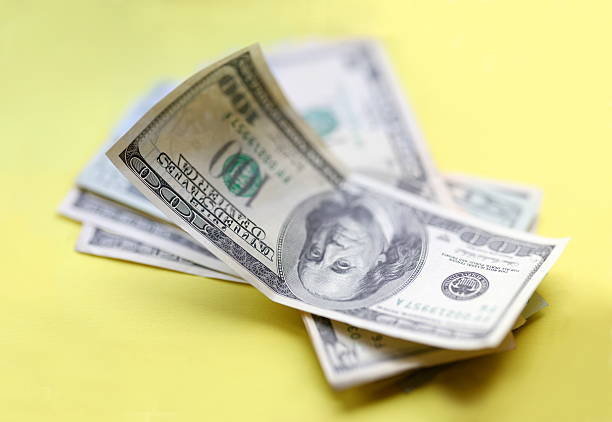 istock Dollars. Some piece of money. 488467880