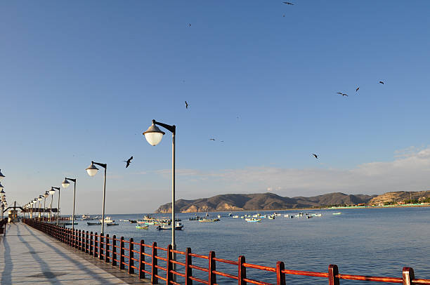 Pier in Puerto Lopez, Provicia de Manabi, Ecuador