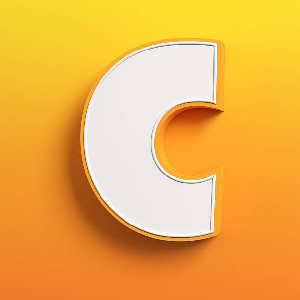istock cartoon 3d font letter C 488473330