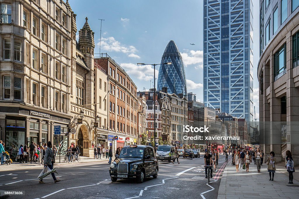 Calles de Londres - Foto de stock de Londres - Inglaterra libre de derechos