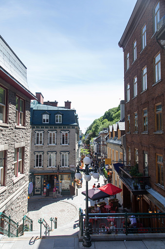 Rue du Petit-Champlain, the oldest commercial district in North America