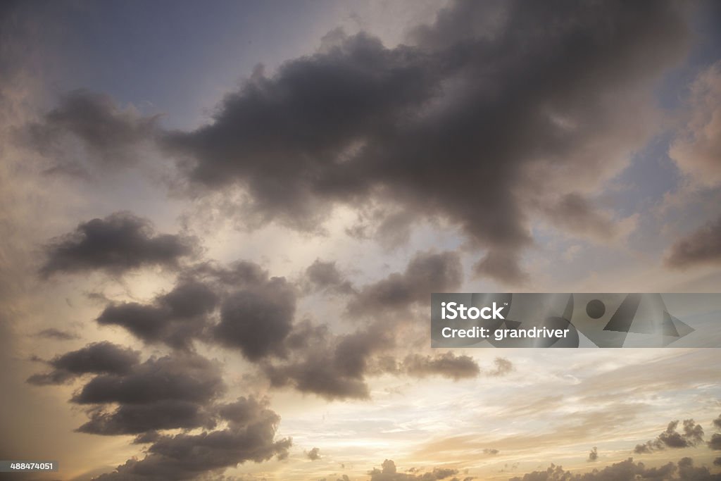 Dramatische Wolken - Lizenzfrei Ansicht aus erhöhter Perspektive Stock-Foto